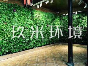 杭州楊公堤郭莊植物墻